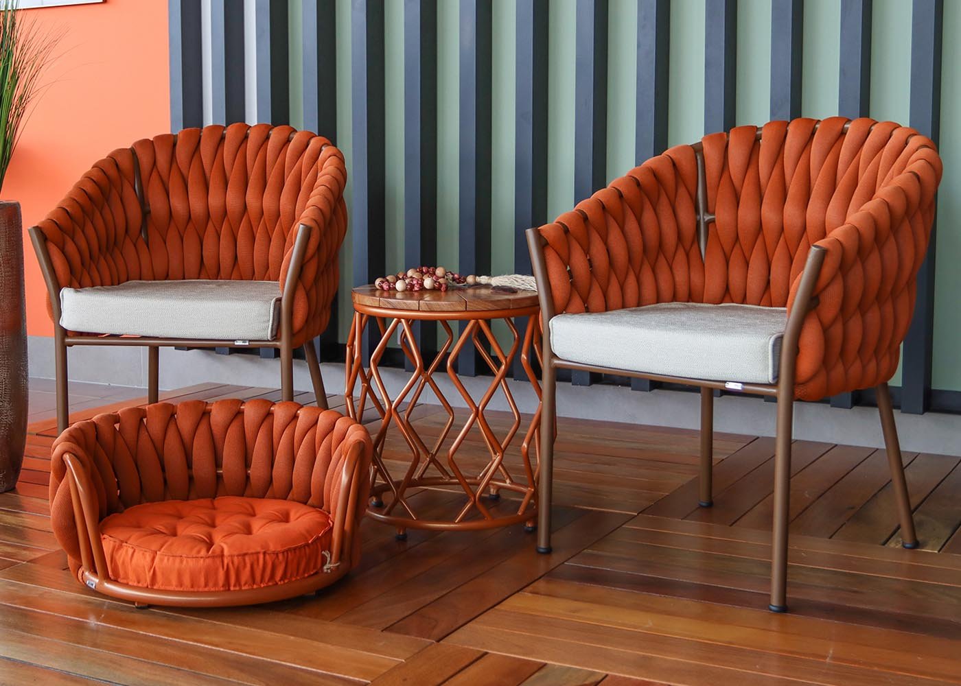 Suporte Mangueira Jardim Liberty - Organizador 38m Bronze
